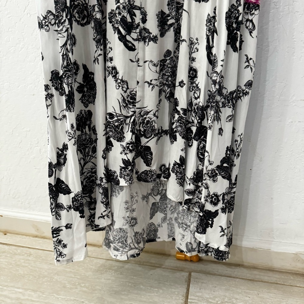 MSK Multi Floral Patchwork Style Maxi Tank Smock Back Dress XL NWT - Picture 11 of 11